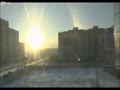 ロシアで撮影された”太陽の犬”幻日